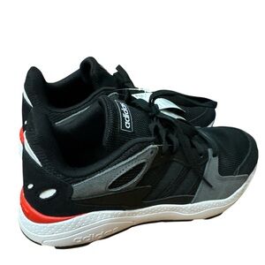 Adidas CloudFoam Men’s Black & Red Shoes Size 9 NWTS ART EF1053 Lace/Tie‎